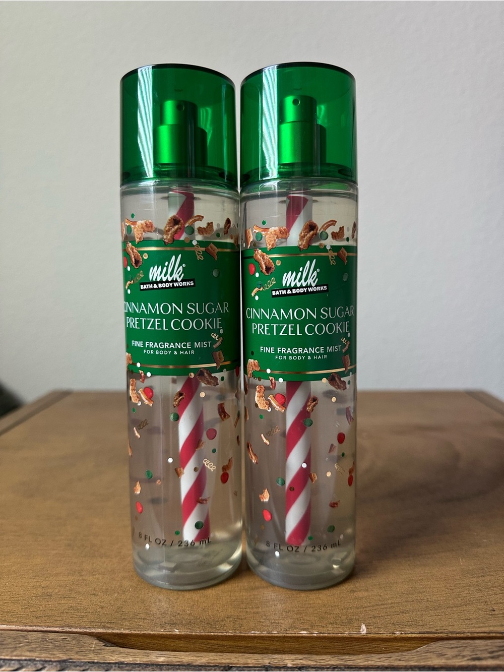 X2 bath & Body Works Milk bar Cinnamon Sugar Pretzel Cookie fine mist NEW